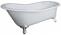 Magliezza Чугунная ванна Gracia 170x76 (ножки хром) – фотография-1